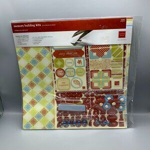 NEW in Package Chatter Box Memory Building Kit GAZEBO Themed Scrapbook Paper